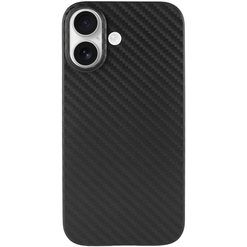 Фото Чехол Getman Carbon Ultra Slim для Apple iPhone 16 (6.1") (Black) на vchehle.ua