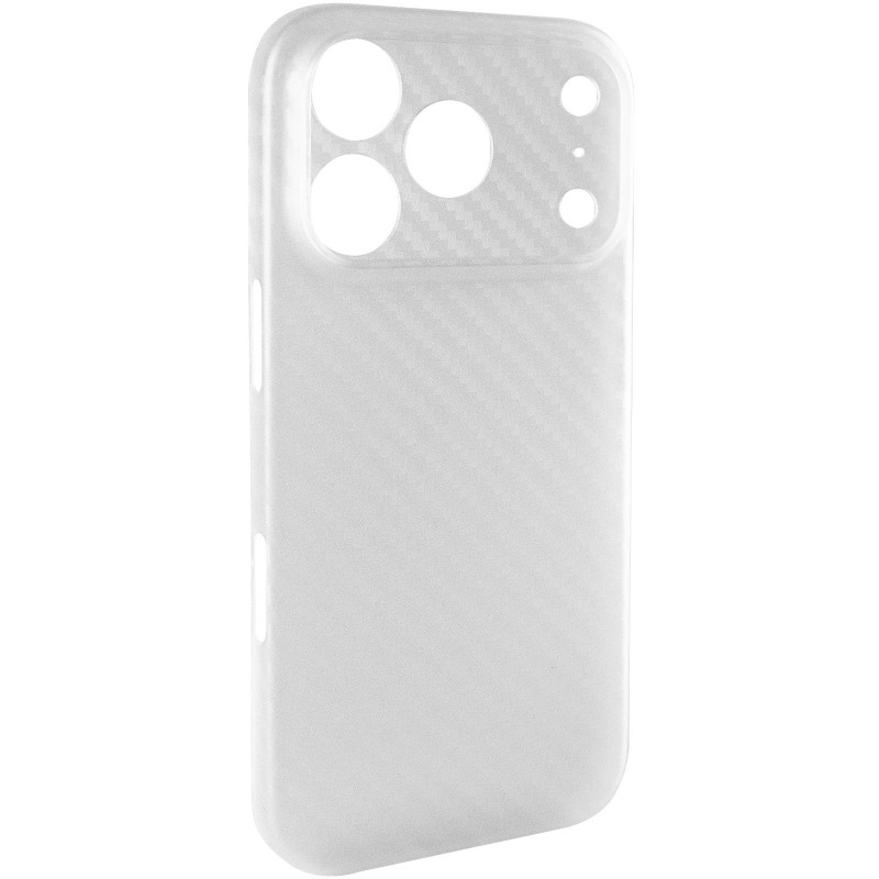 Чехол Getman Carbon Ultra Slim для Apple iPhone 17 Pro Max / 18 Pro Max (6.9") (Clear White)