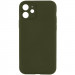 Чехол Silk Full Camera Protective (AA) NO LOGO для Apple iPhone 12 (6.1") (Зеленый / Dark Olive)