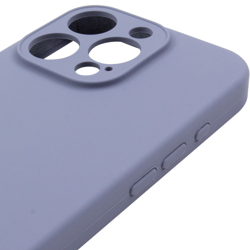 Чохол Silk Full Camera Protective (AA) NO LOGO на Apple iPhone 16 Pro Max (6.9") (Сірий / Lavender Gray) в магазині vchehle.ua