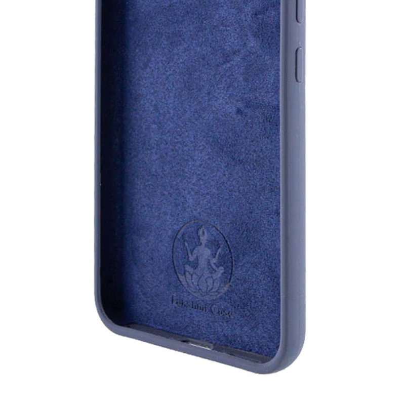Фото Чохол Silicone Cover Lakshmi Full Camera (AAA) на Motorola Edge 50 Fusion (Темно-синій / Midnight blue) на vchehle.ua