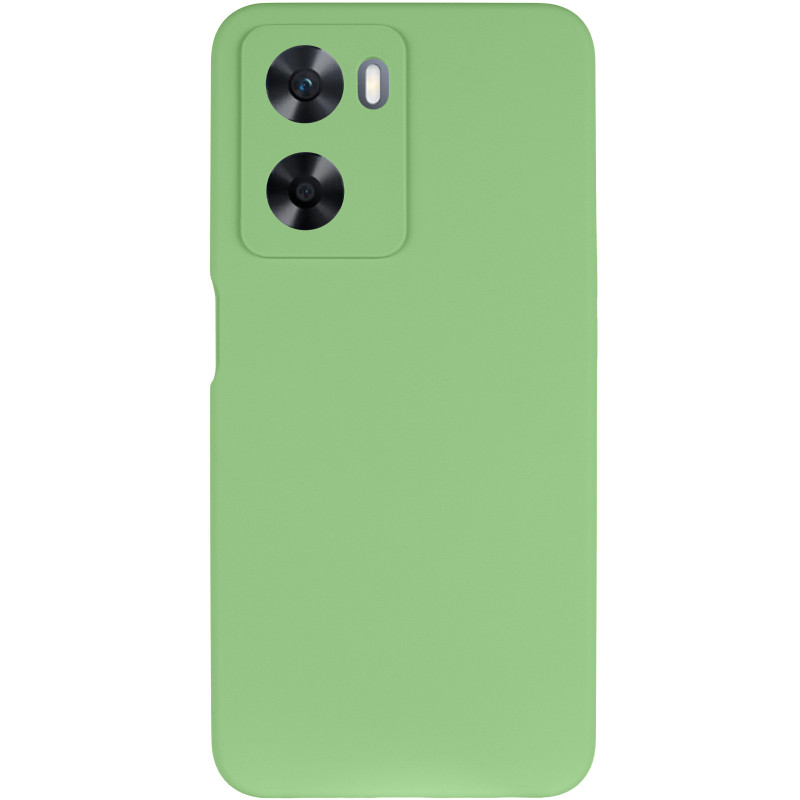 Фото Чохол Silicone Cover Lakshmi Full Camera (AAA) на Oppo A57s / A77s (М'ятний / Mint) на vchehle.ua