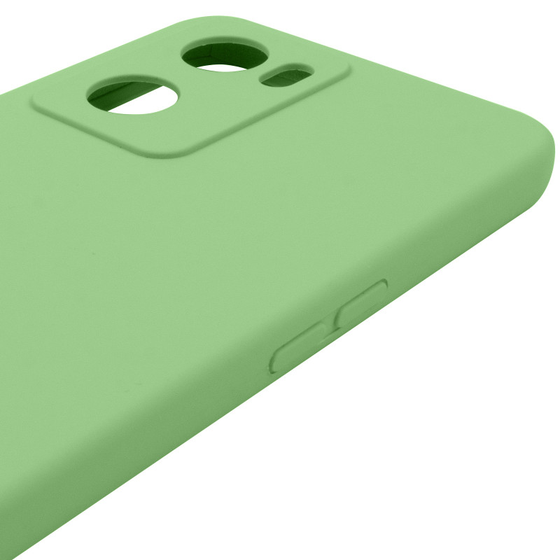 Чохол Silicone Cover Lakshmi Full Camera (AAA) на Oppo A57s / A77s (М'ятний / Mint) в магазині vchehle.ua