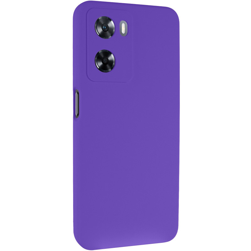 Чохол Silicone Cover Lakshmi Full Camera (AAA) на Oppo A57s / A77s (Фіолетовий / Amethyst)