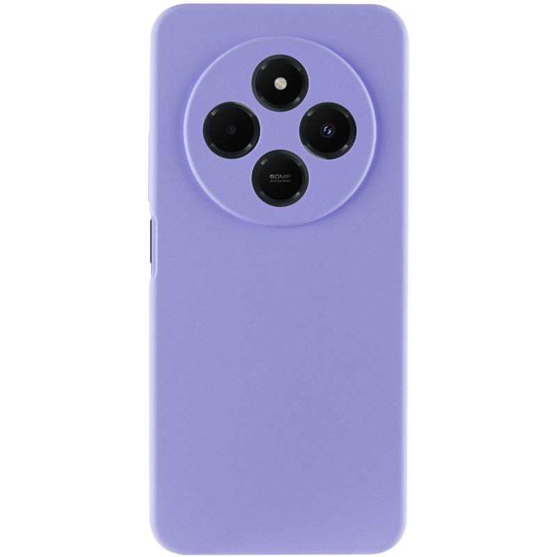 Фото Чохол Silicone Cover Lakshmi Full Camera (AAA) на Xiaomi Poco M7 (Бузковий / Dasheen) на vchehle.ua