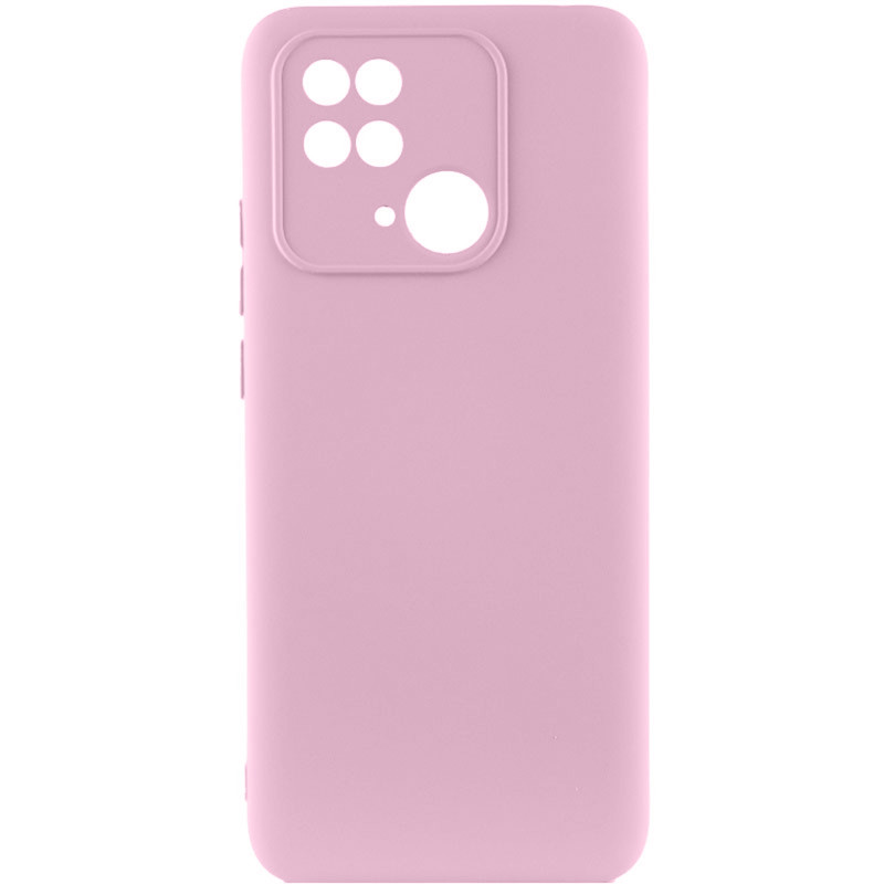 Чехол Silicone Cover Lakshmi Full Camera (AAA) для Xiaomi Redmi 10C (Розовый / Rose Pink)