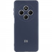 Чехол Silicone Cover Lakshmi Full Camera (AAA) with Logo для Xiaomi Poco M7 (Темно-синий / Midnight blue)