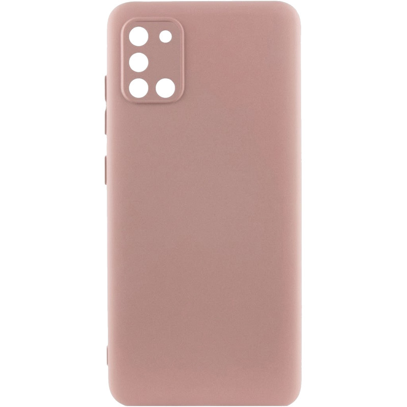 Чехол Silicone Cover Ummi Lakshmi Full Camera (AA) для Samsung Galaxy A21s (Розовый / Pink Sand)