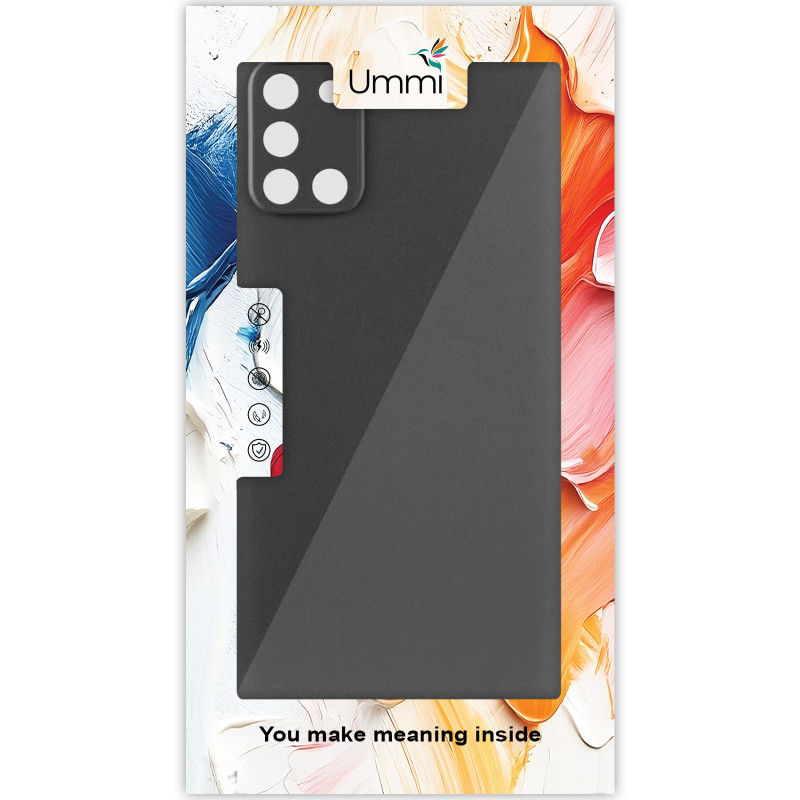 Фото Чехол Silicone Cover Ummi Lakshmi Full Camera (AA) для Samsung Galaxy A21s (Черный / Black) на vchehle.ua