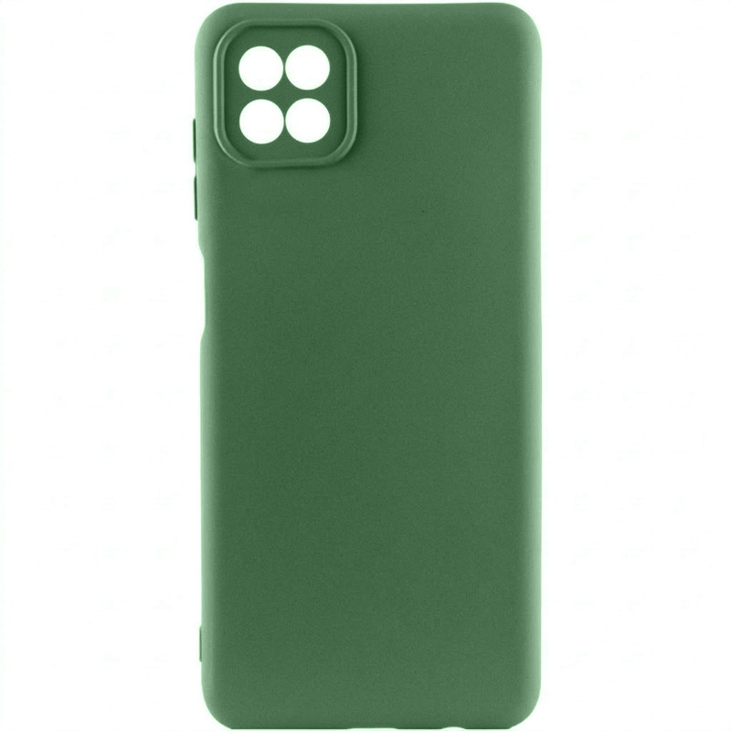 Чехол Silicone Cover Ummi Lakshmi Full Camera (AA) для Samsung Galaxy A22 4G (Зеленый / Cyprus Green)