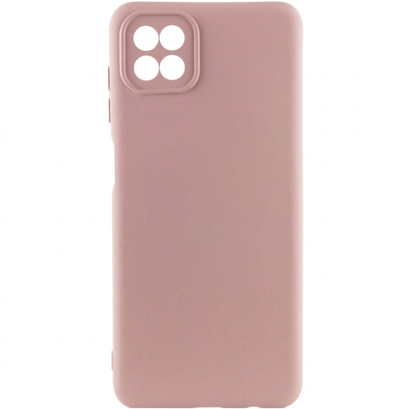 Чехол Silicone Cover Ummi Lakshmi Full Camera (AA) для Samsung Galaxy A22 4G (Розовый / Pink Sand)