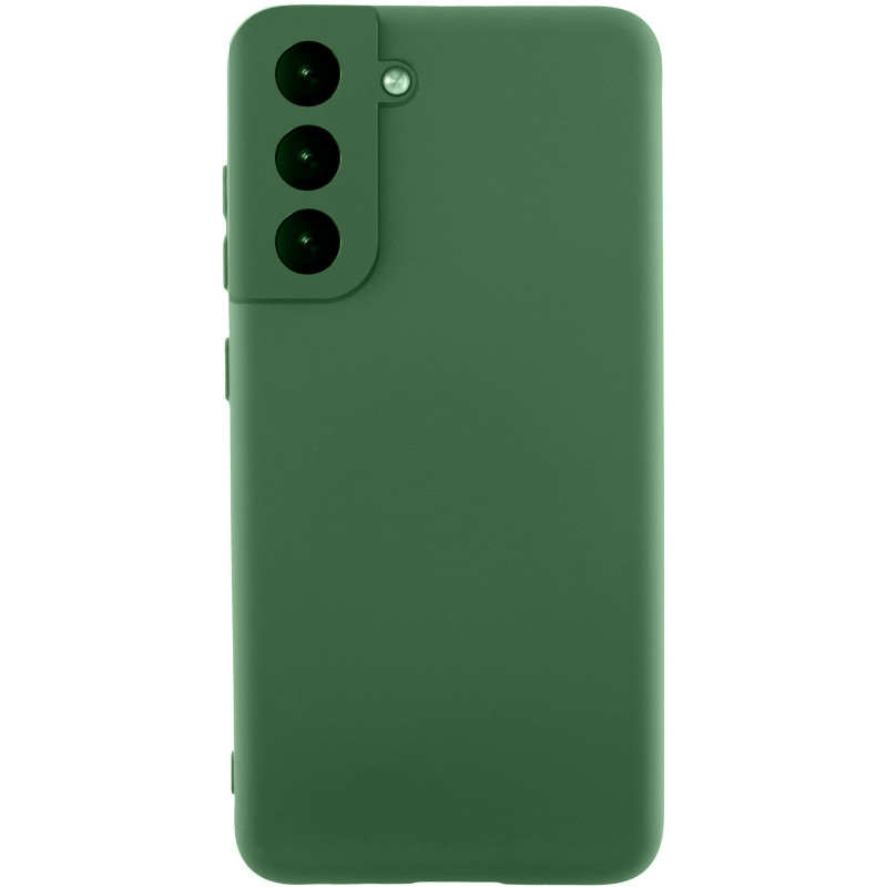 Чохол Silicone Cover Ummi Lakshmi Full Camera (AA) на Samsung Galaxy S21 FE (Зелений / Cyprus Green)