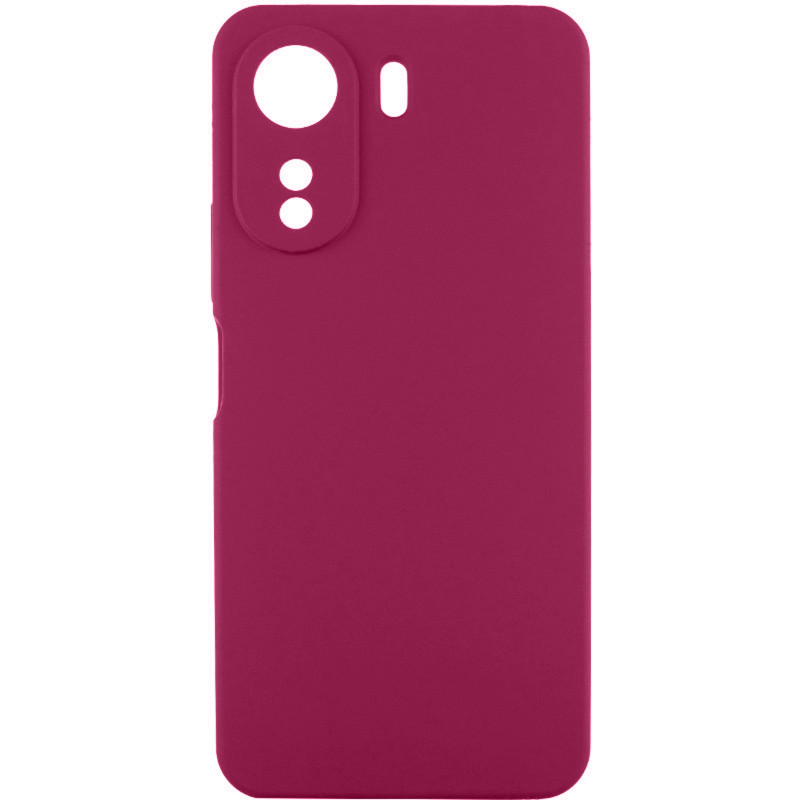 Чохол Silicone Cover Ummi Lakshmi Full Camera (AA) на Xiaomi Redmi 13C (Бордовий / Marsala)