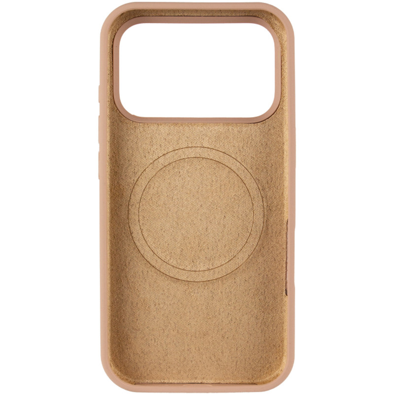 Фото Чохол Silk (AA) NO LOGO with Magnetic Fit на Apple iPhone 17 Pro / 18 Pro (6.3") (Бежевий / Desert Gold) в маназині vchehle.ua