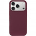 Фото Чохол Silk (AA) NO LOGO with Magnetic Fit на Apple iPhone 17 Pro / 18 Pro (6.3") (Бордовий / Plum) на vchehle.ua