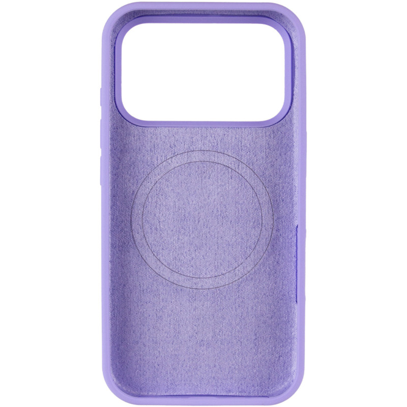 Чохол Silk (AA) NO LOGO with Magnetic Fit на Apple iPhone 17 Pro / 18 Pro (6.3") (Бузковий / Dasheen) в магазині vchehle.ua