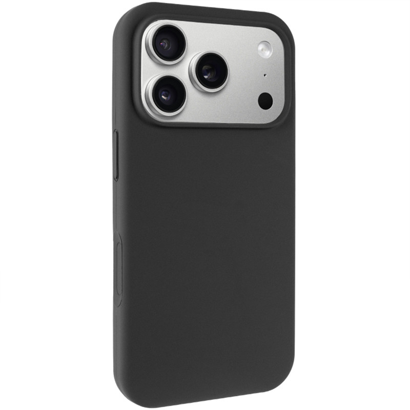 Чохол Silk (AA) NO LOGO with Magnetic Fit на Apple iPhone 17 Pro / 18 Pro (6.3") (Чорний / Black)