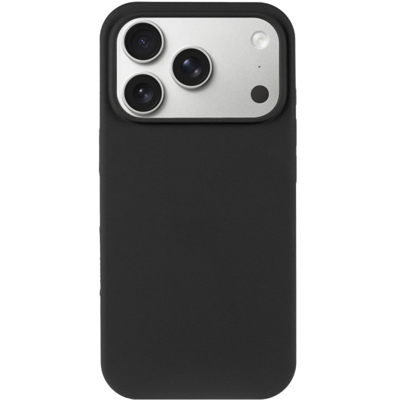 Фото Чохол Silk (AA) NO LOGO with Magnetic Fit на Apple iPhone 17 Pro / 18 Pro (6.3") (Чорний / Black) на vchehle.ua