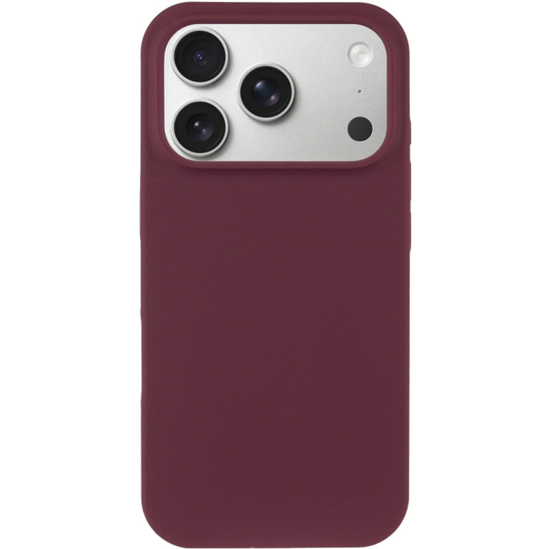 Фото Чохол Silk (AA) NO LOGO with Magnetic Fit на Apple iPhone 17 Pro Max / 18 Pro Max (6.9") (Бордовий / Plum) на vchehle.ua
