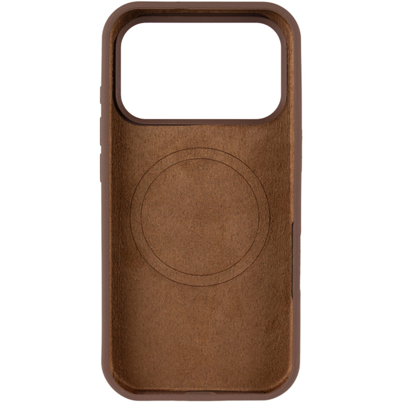 Фото Чохол Silk (AA) NO LOGO with Magnetic Fit на Apple iPhone 17 Pro Max / 18 Pro Max (6.9") (Коричневий / Brown) в маназині vchehle.ua