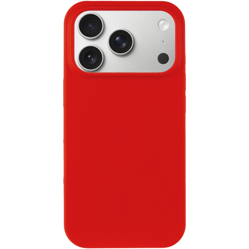 Фото Чохол Silk (AA) NO LOGO with Magnetic Fit на Apple iPhone 17 Pro Max / 18 Pro Max (6.9") (Червоний / Red) на vchehle.ua