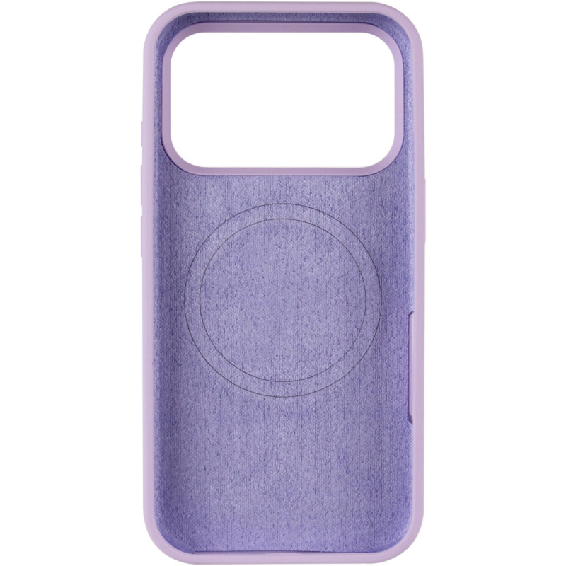 Фото Чохол Silk (AA) NO LOGO with Magnetic Fit на Apple iPhone 17 Pro Max / 18 Pro Max (6.9") (Бузковий / Lilac) в маназині vchehle.ua