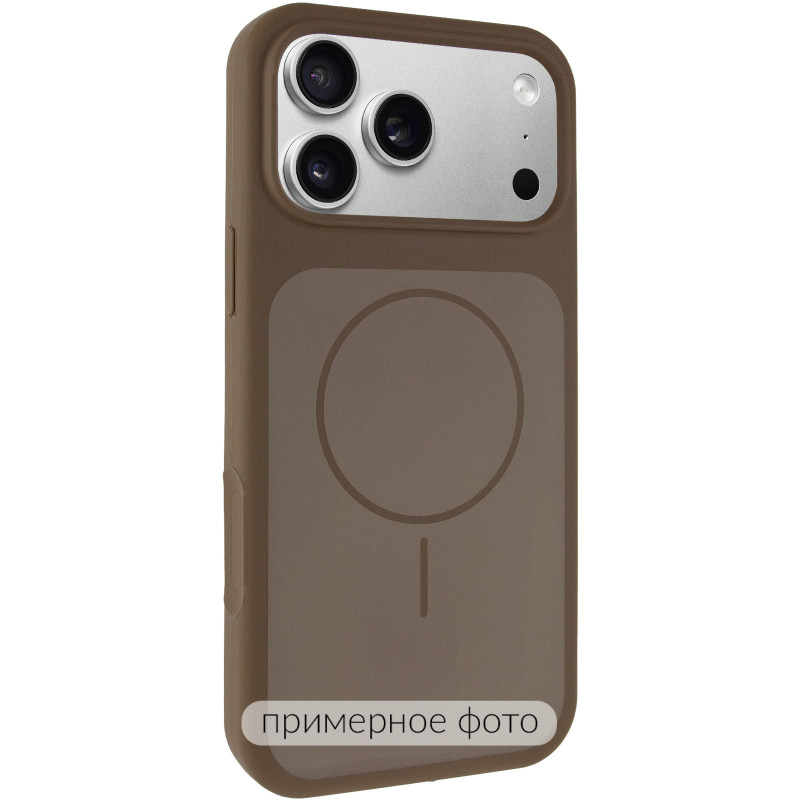 Чохол Silk Duo Color (AA) with Magnetic Fit на Apple iPhone 17 (6.3") (Brown)