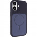 Чохол Silk Duo Color (AA) with Magnetic Fit на Apple iPhone 17 (6.3") (Midnight Blue)