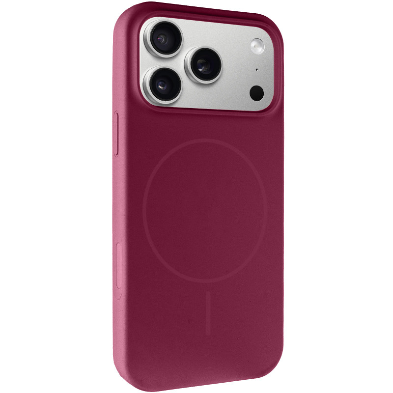 Чохол Silk Full Protective (AA) NO LOGO with Magnetic Fit на Apple iPhone 17 Pro Max / 18 Pro Max (Бордовий / Dark Cherry)