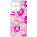 Фото Чохол TPU Clear Joy на Motorola Moto G17 Power (Kissing Pattern) на vchehle.ua