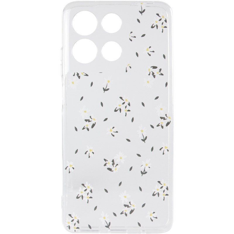 Фото Чохол TPU Clear Joy на Motorola Moto G17 Power (Soft Meadow) на vchehle.ua