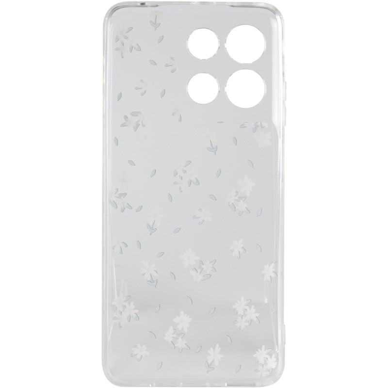 Фото Чохол TPU Clear Joy на Motorola Moto G17 Power (Soft Meadow) в маназині vchehle.ua