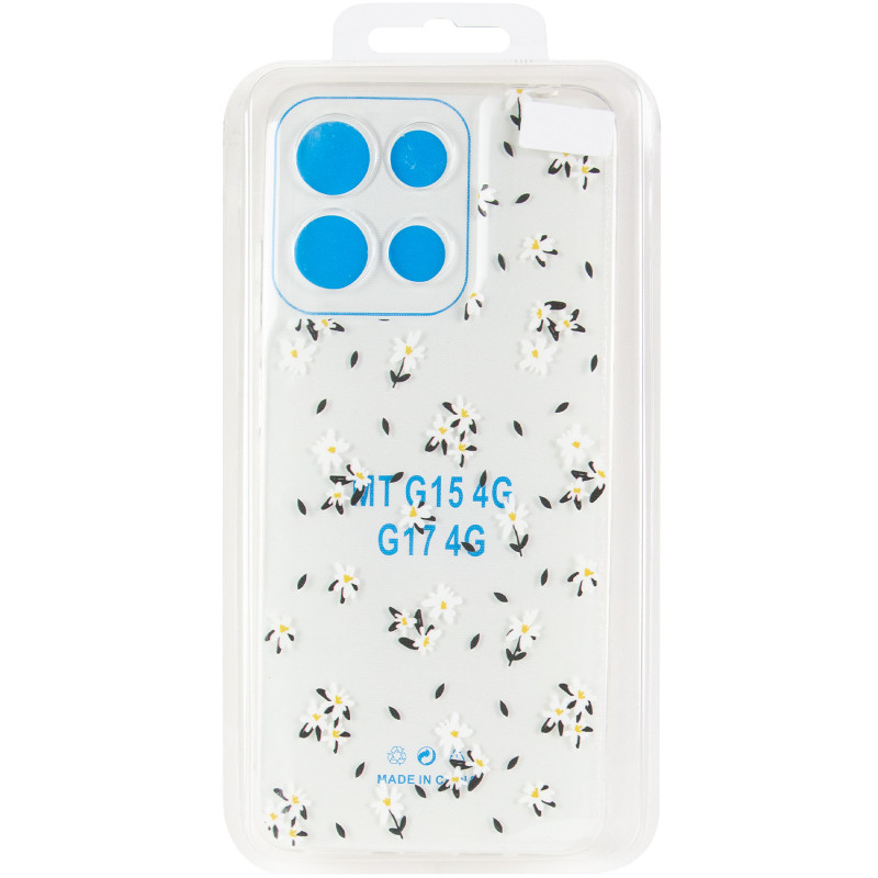 Чохол TPU Clear Joy на Motorola Moto G17 Power (Soft Meadow) в магазині vchehle.ua