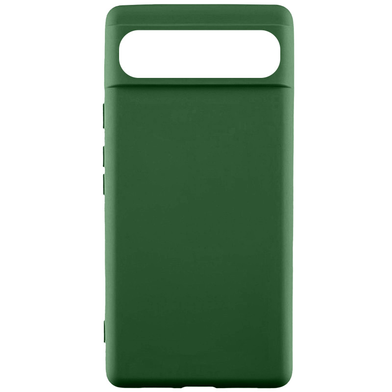 Чехол TPU GETMAN Liquid Silk для Google Pixel 11 Pro XL (Зеленый / Dark green)