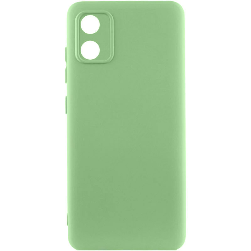 Чохол TPU GETMAN Liquid Silk Full Camera на Motorola Moto E13 (Зелений / Pistachio)