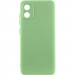 Чохол TPU GETMAN Liquid Silk Full Camera на Motorola Moto E13 (Зелений / Pistachio)