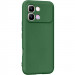 Чехол TPU GETMAN Liquid Silk Full Camera для Infinix Note Edge (Зеленый / Dark green)