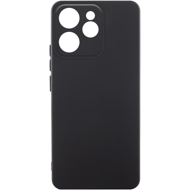Чехол TPU GETMAN Liquid Silk Full Camera для Oppo Reno 15 Pro (Черный / Black)