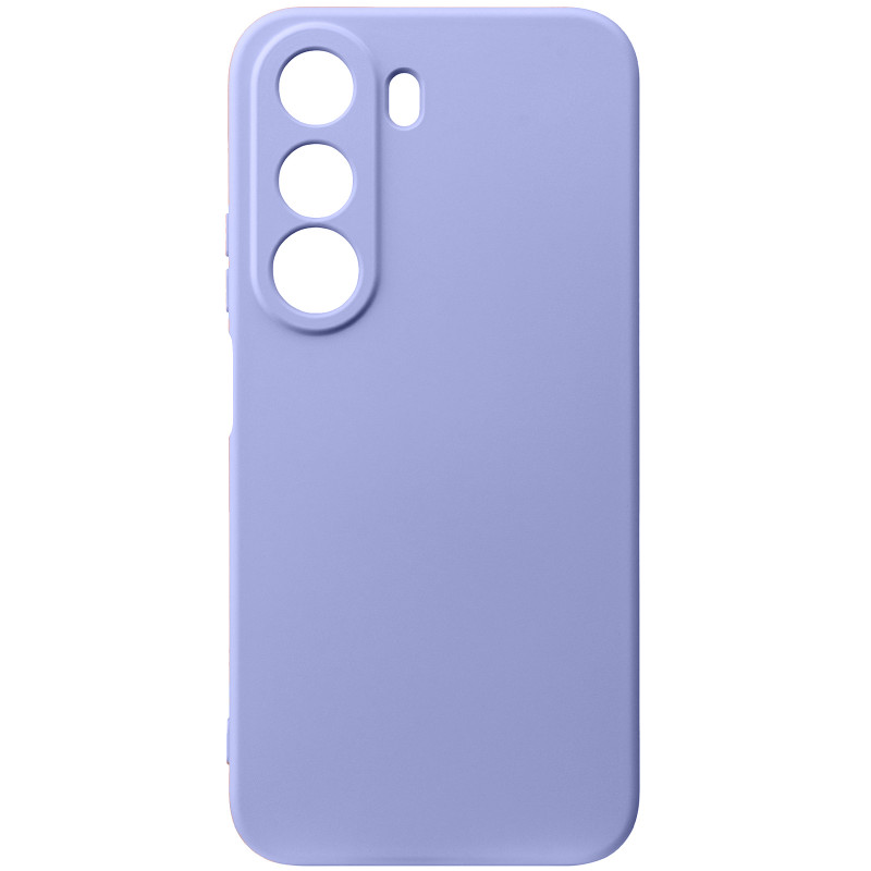 Чехол TPU GETMAN Liquid Silk Full Camera для Realme C100i (Сиреневый / Light purple)