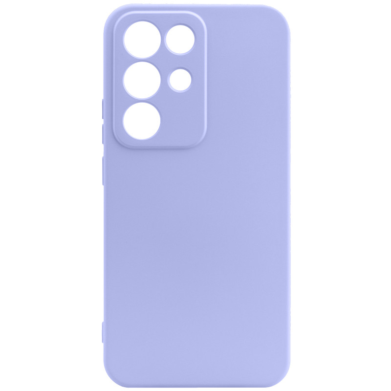 Чохол TPU GETMAN Liquid Silk Full Camera на Realme C85 Pro (Бузковий / Light purple)