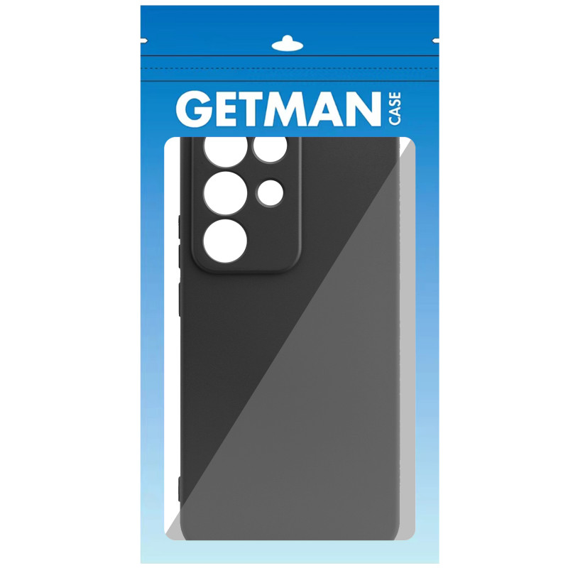 Фото Чохол TPU GETMAN Liquid Silk Full Camera на Realme C85 Pro (Чорний / Black) на vchehle.ua