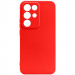 Чохол TPU GETMAN Liquid Silk Full Camera на Realme C85 (Червоний / Dark Red)