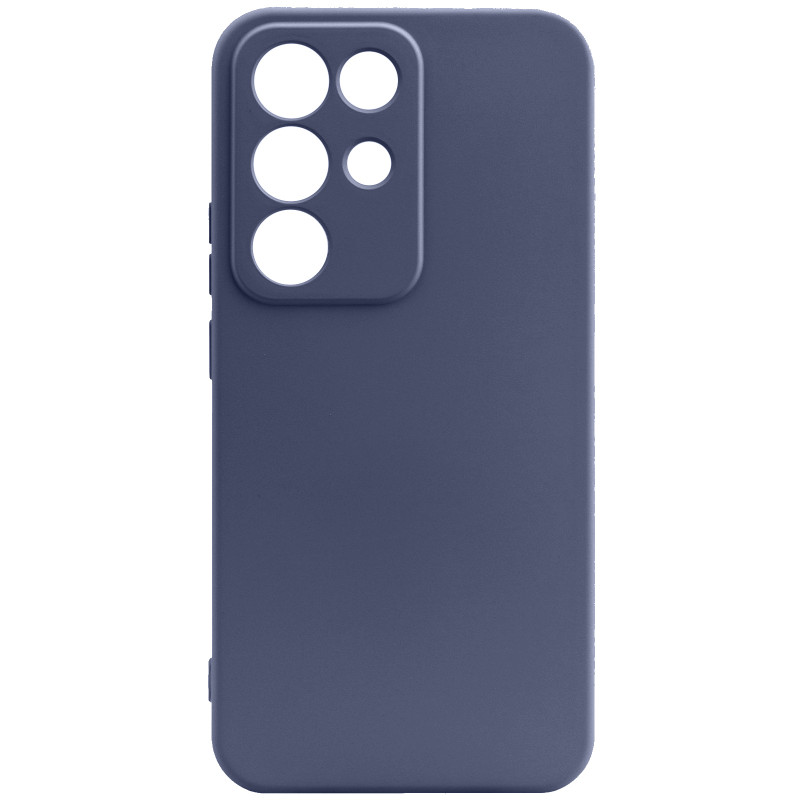 Чохол TPU GETMAN Liquid Silk Full Camera на Realme C85 (Синій / Midnight Blue)