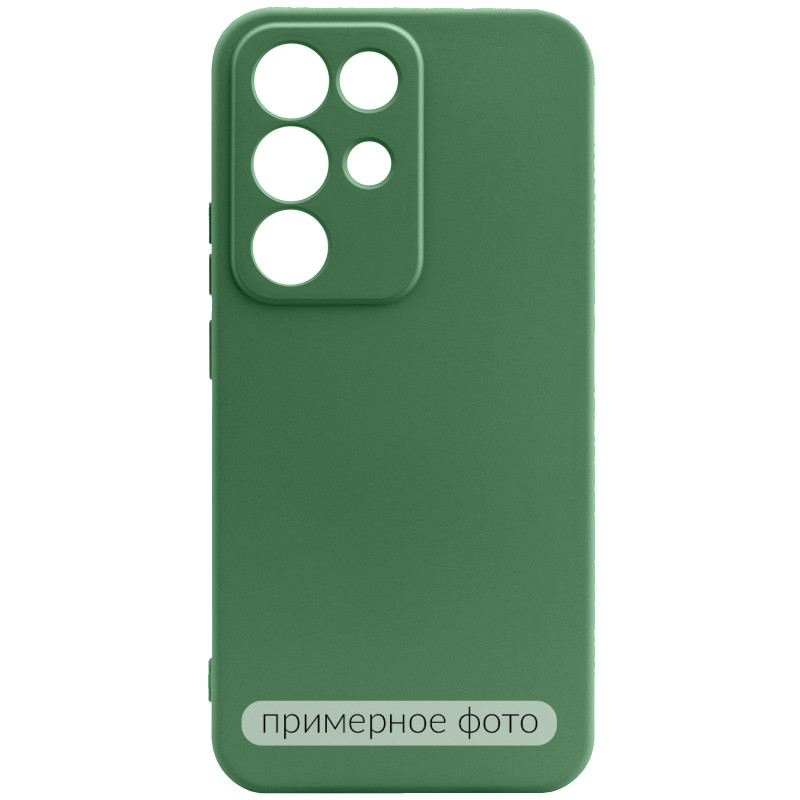 Чехол TPU GETMAN Liquid Silk Full Camera для Realme Note 80 (Зеленый / Dark green)