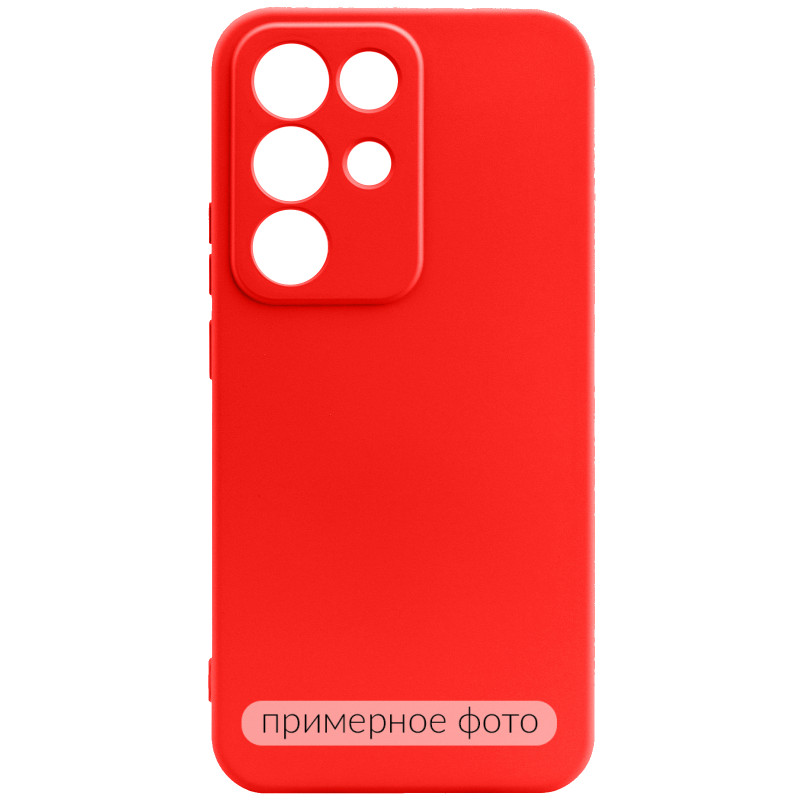 Чехол TPU GETMAN Liquid Silk Full Camera для Realme Note 80 (Красный / Dark Red)