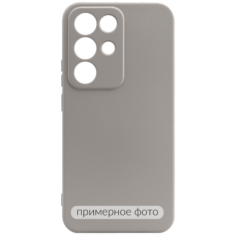 Чехол TPU GETMAN Liquid Silk Full Camera для Realme Note 80 (Серый / Lavender)