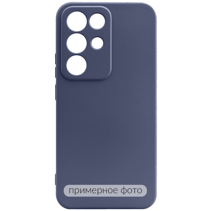 Чехол TPU GETMAN Liquid Silk Full Camera для Realme Note 80 (Синий / Midnight Blue)