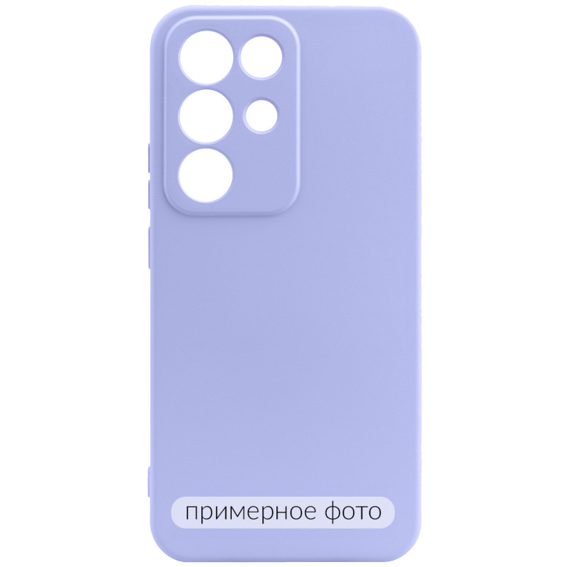Чехол TPU GETMAN Liquid Silk Full Camera для Realme Note 80 (Сиреневый / Light purple)