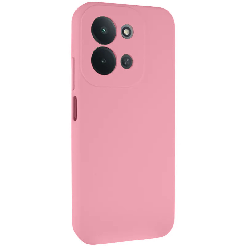 Чохол TPU GETMAN Liquid Silk Full Camera на Xiaomi Redmi 17 (Рожевий / Pink)