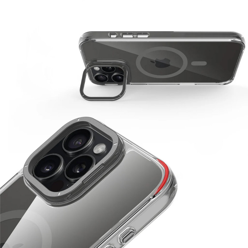 Фото Чохол TPU Space Case Apex with Magnetic Fit на Apple iPhone 16 Pro Max (6.9") (Grey) в маназині vchehle.ua